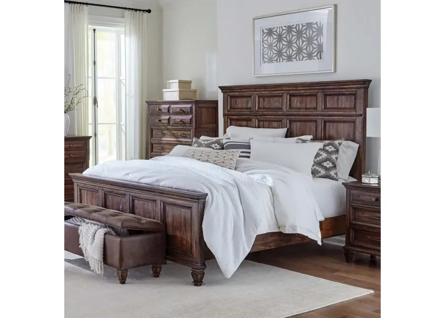 AVENUE CALIFORNIA KING BED WEATHERED BURNISHED BROWN