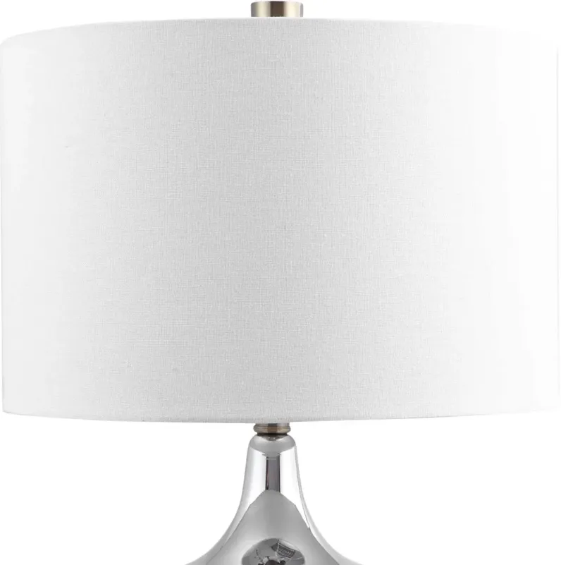 COMO SILVER TABLE LAMP