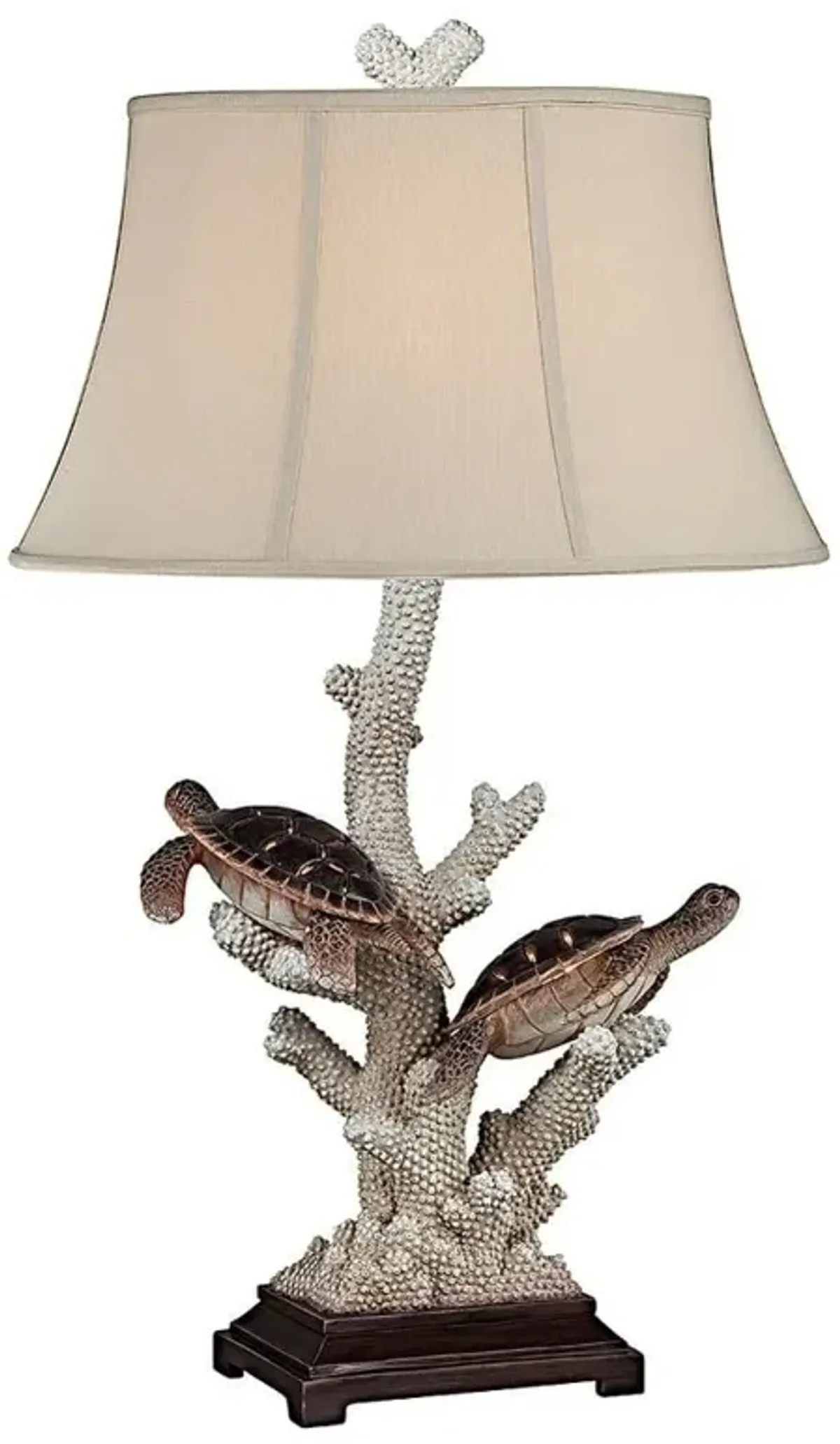 Madison Avenue Pair of Turtles Night Light Table Lamp