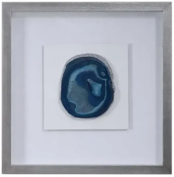 Uttermost Kalia Blue Stone Shadow Box Wall Art