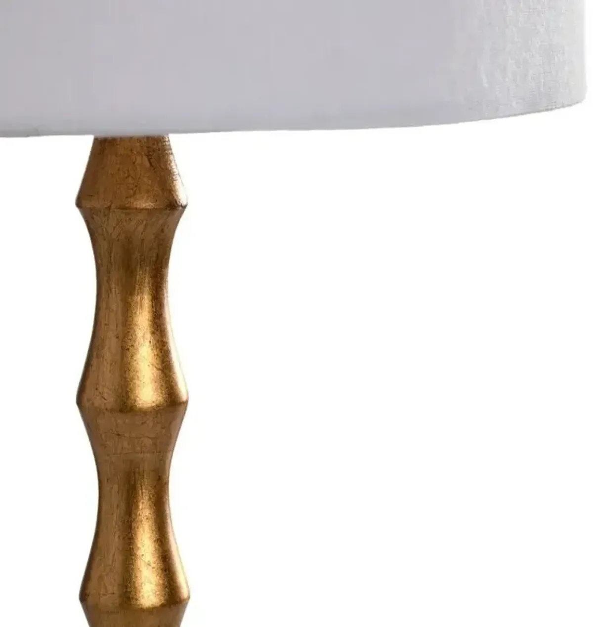 Crestview Newport Gold/White Table Lamp