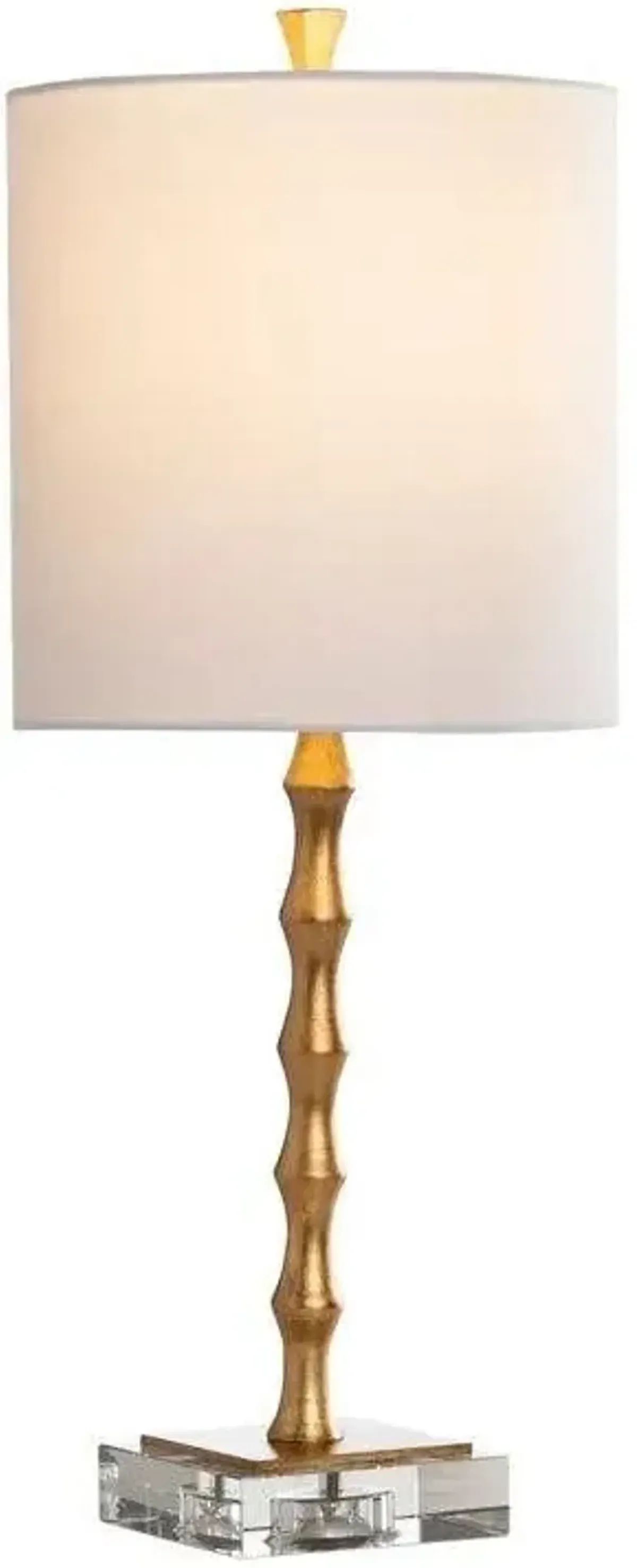 Crestview Newport Gold/White Table Lamp