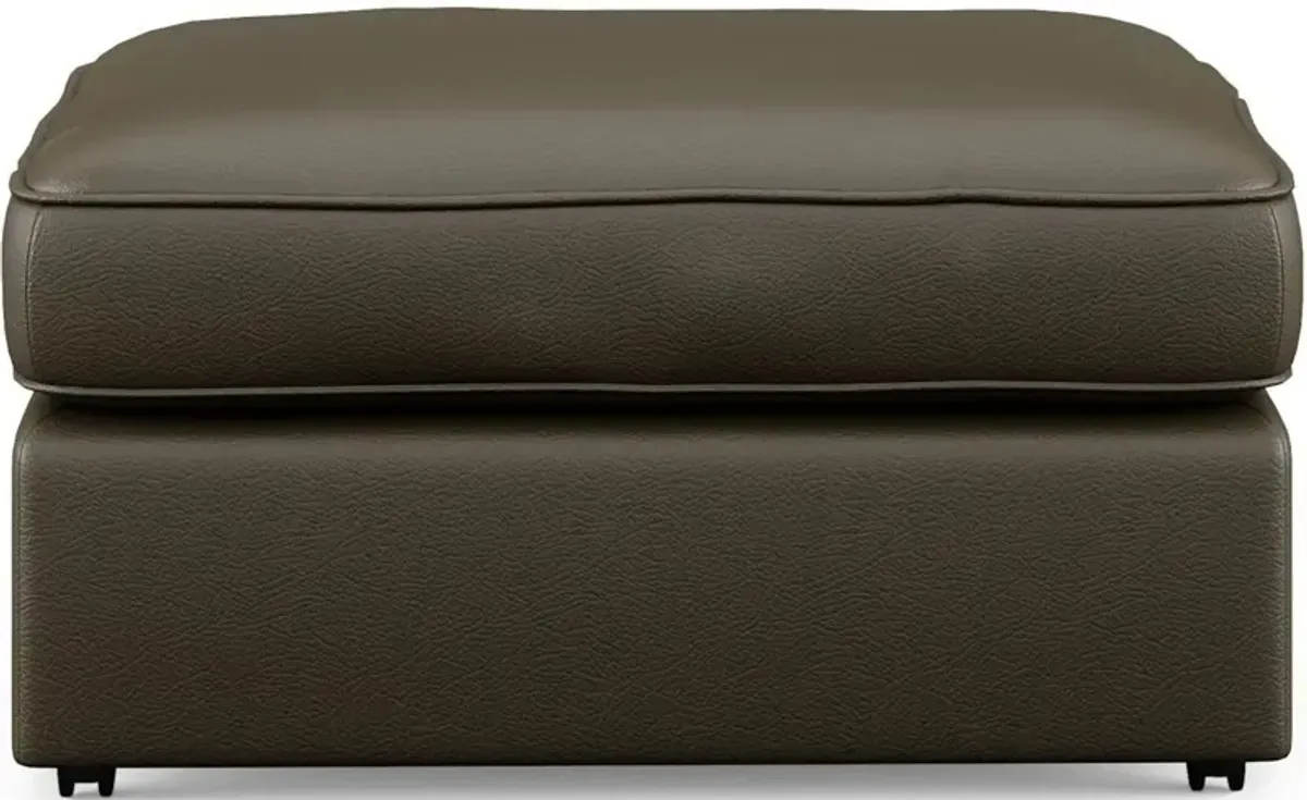 Flexsteel Vail Dark Brown Ottoman