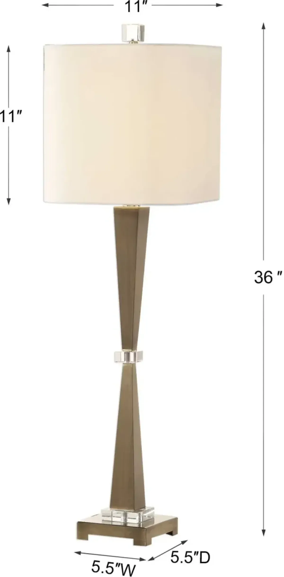 NICCOLAI GOLD BUFFET LAMP