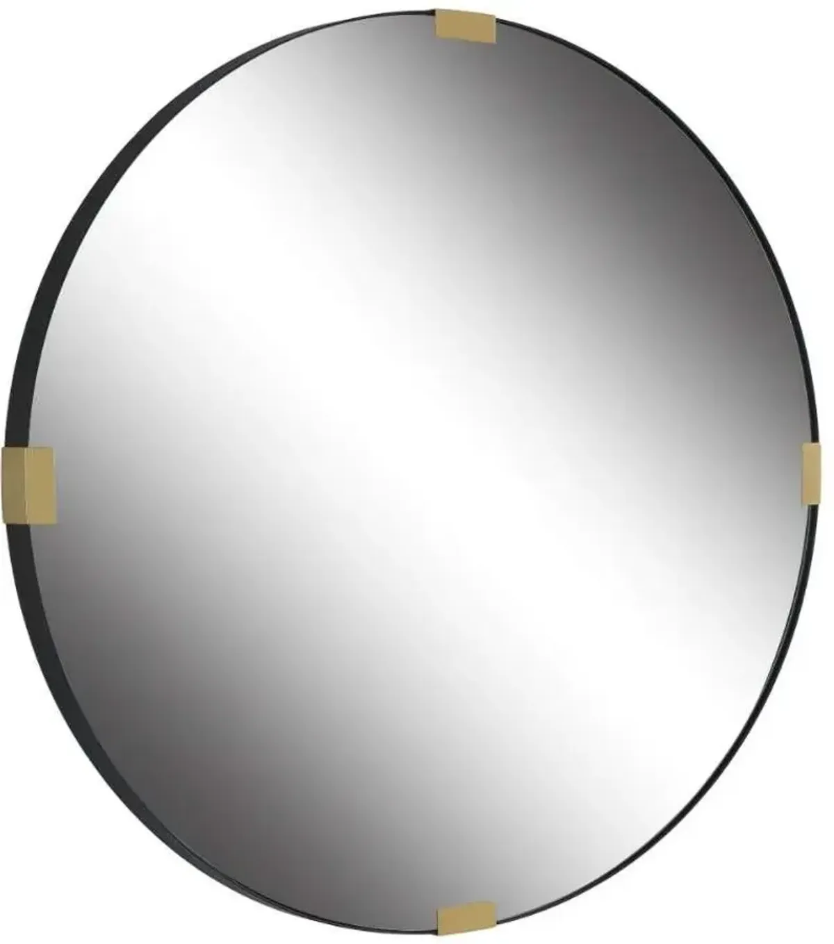 Uttermost Clip Satin Black Mirror