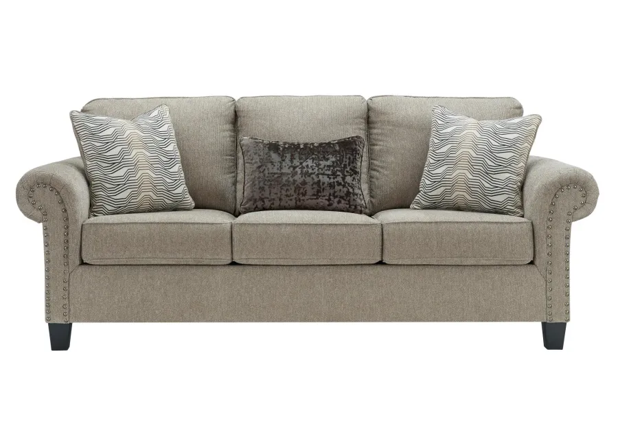 SHEWSBURY SOFA PEWTER BENCHCRAFT