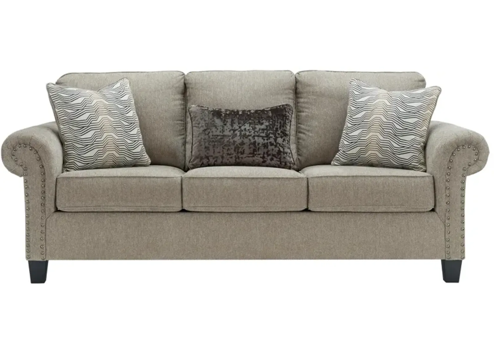 Ashley Shewsbury Sofa Pewter Benchcraft