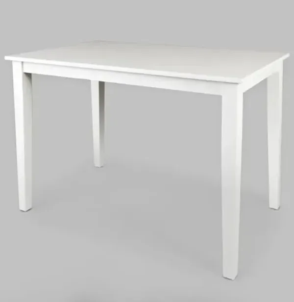 Jofran Simplicity Counter-Height Table Paperwhite