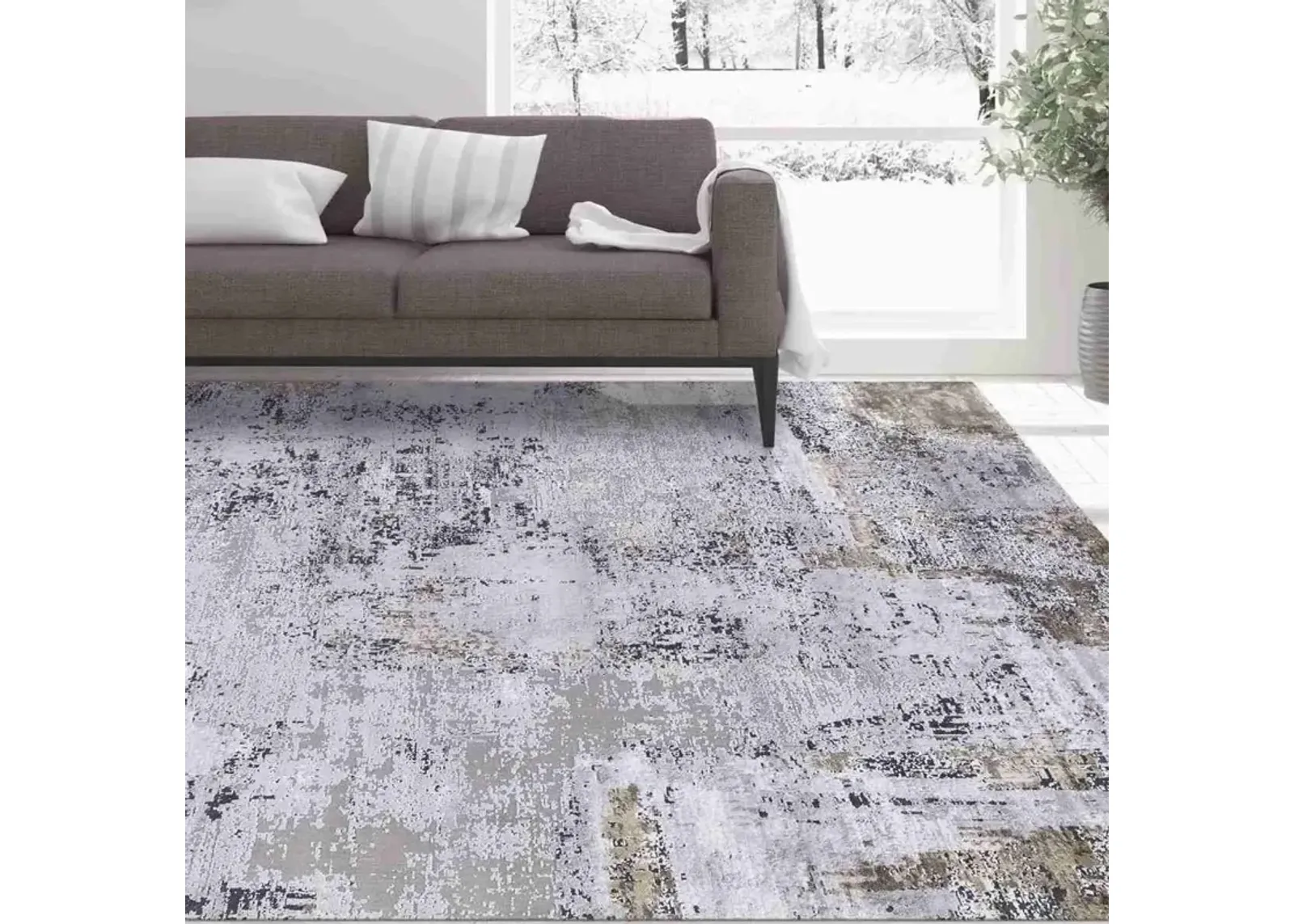 Uttermost Hampton Gold 5 X 8 Rug