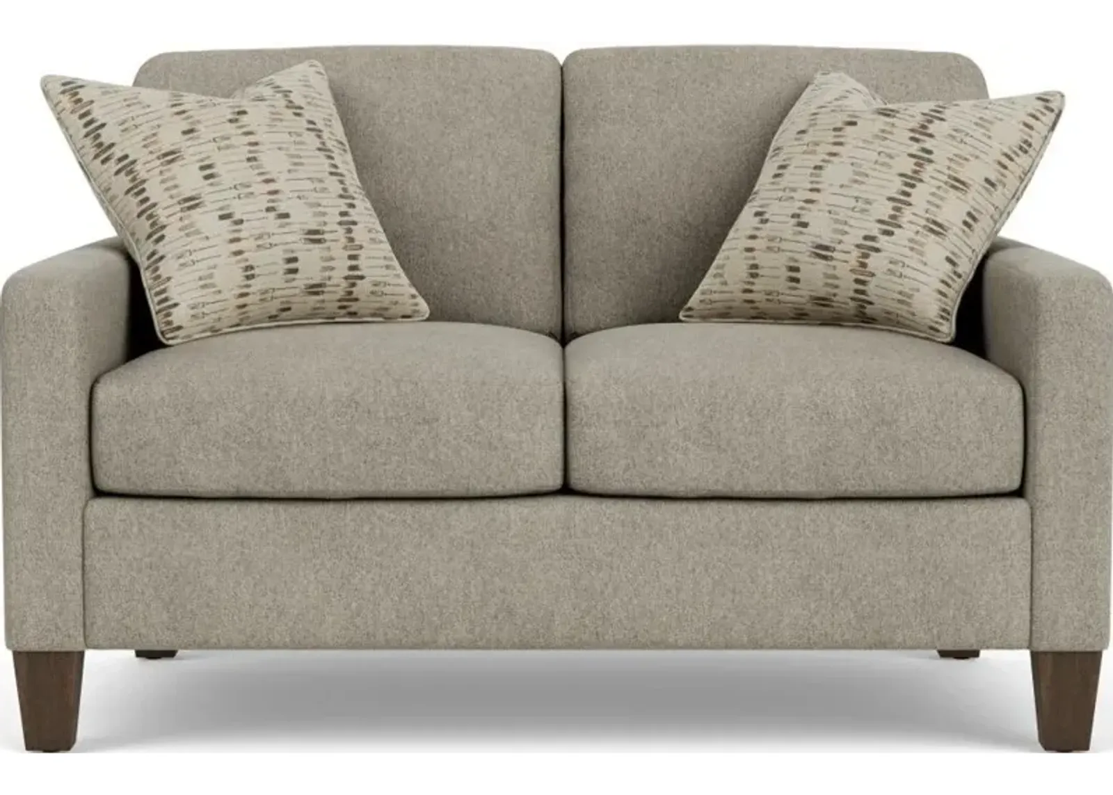 Flexsteel South Haven Silver Pebble Loveseat