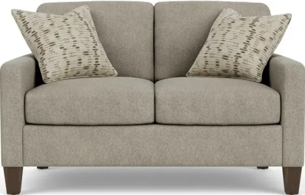 Flexsteel South Haven Silver Pebble Loveseat