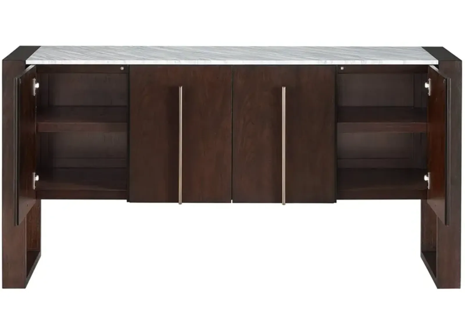 PARMA DARK WALNUT CREDENZA SIDEBOARD