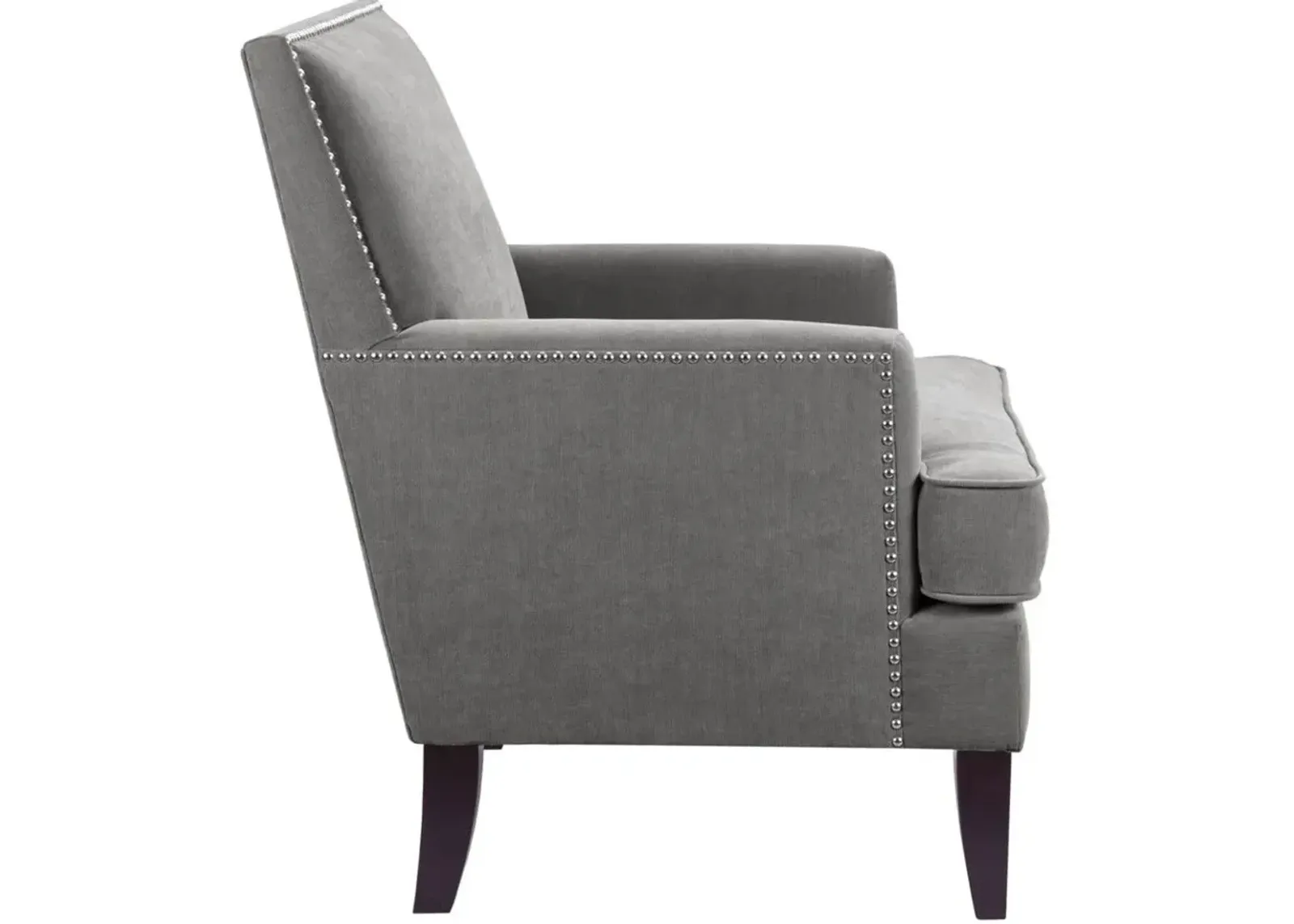 Olliix Madison Park Grey Colton Track Arm Club Chair