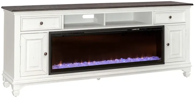 80-INCH CONSOLE WITH FIREPLACE - FIREPLACE TV CONSOLES