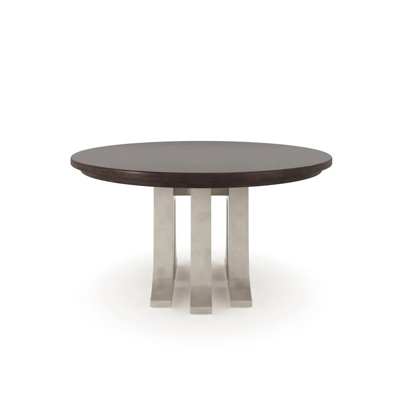 AQUEDUCT DINING TABLE IN BRUNETTE (DARK BROWN WOOD FINISH)