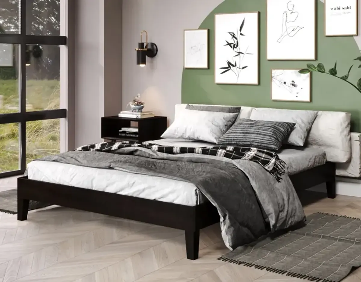 Steve Silver Nix Queen Platform Bed Black