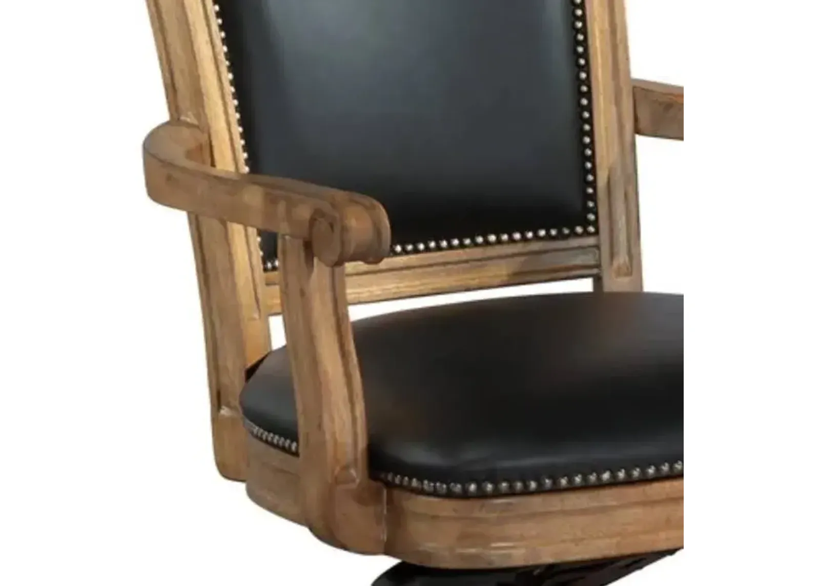 Hekman Wellington Hall Black/Brown Desk Chair