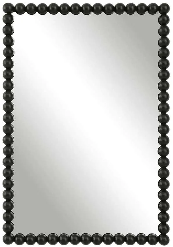 SERNA BLACK VANITY MIRROR