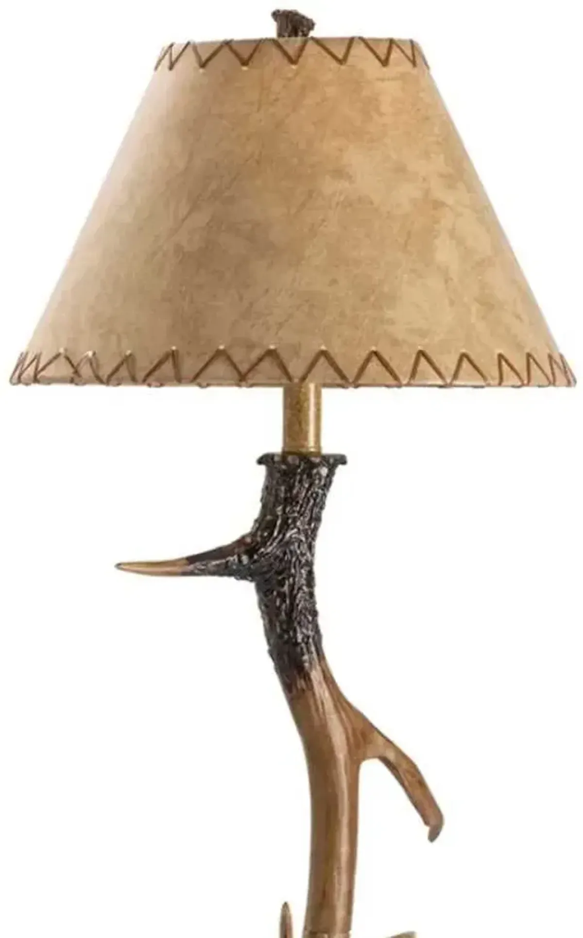 Crestview Trophy Natural Antler Floor Lamp