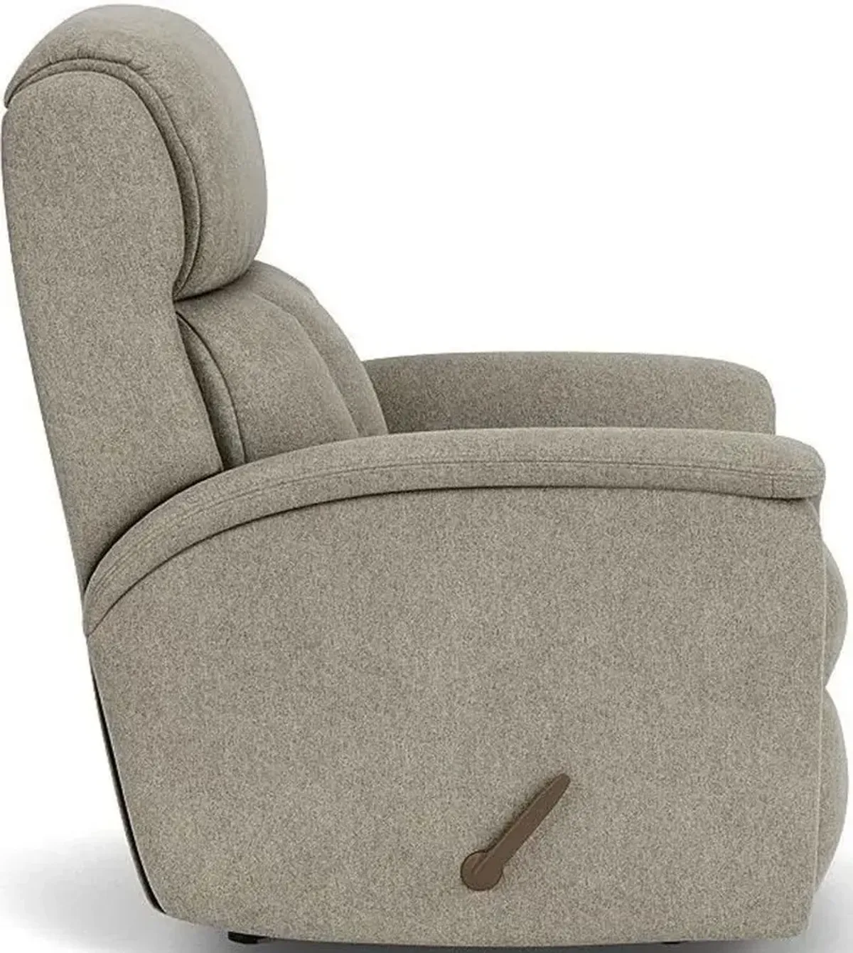 Flexsteel Luna Silver Pebble Manual Recliner