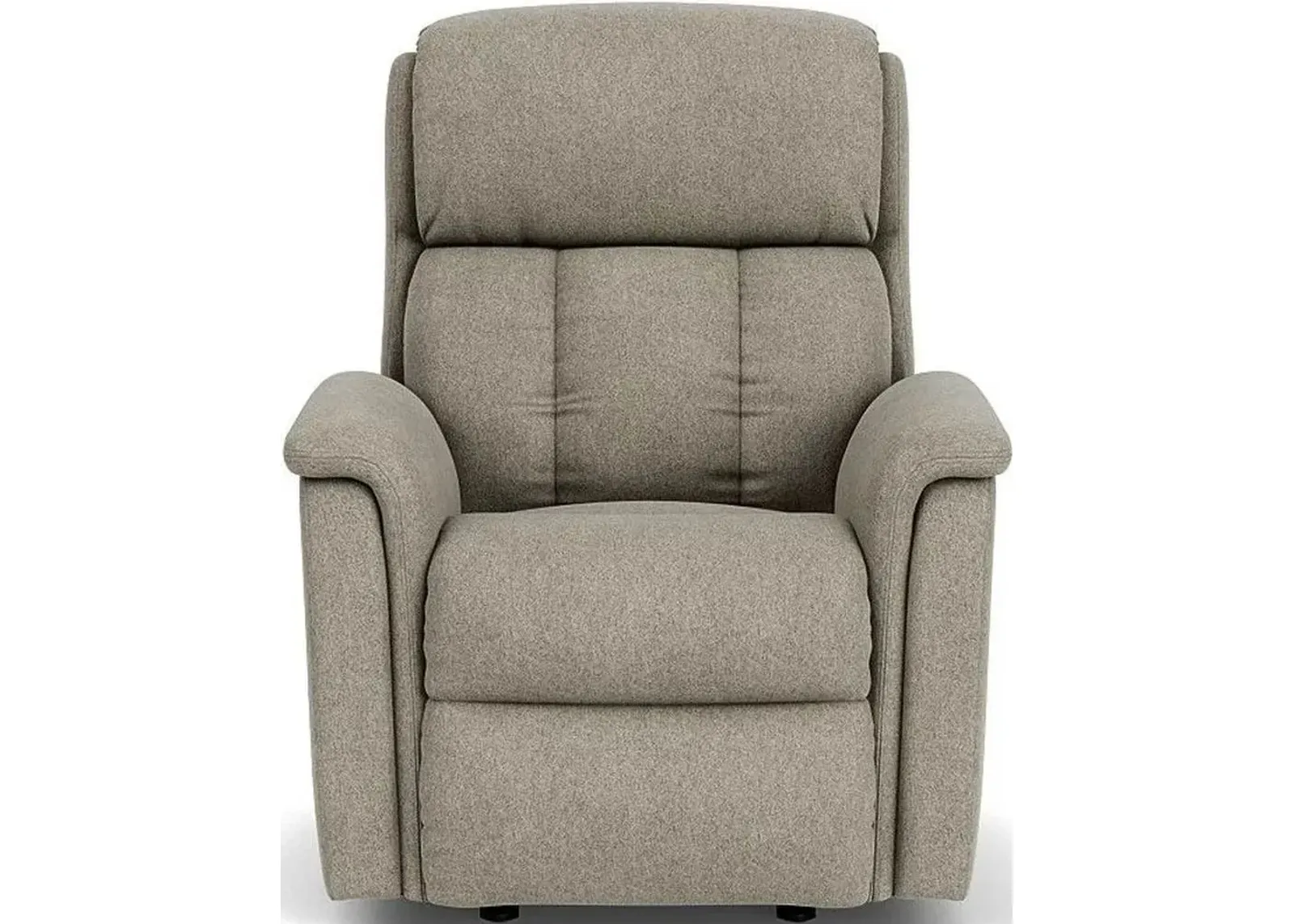 Flexsteel Luna Silver Pebble Manual Recliner