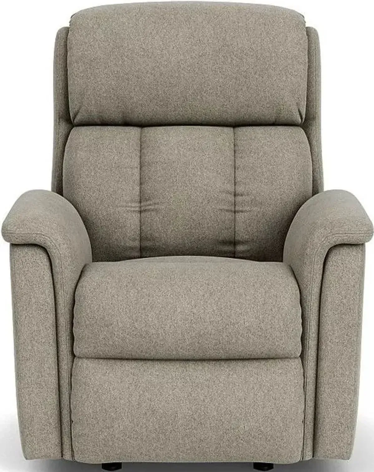 Flexsteel Luna Silver Pebble Manual Recliner