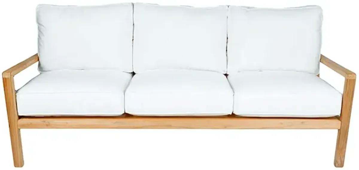 Royal Teak Coastal Outdoor Three-Seater Sofa