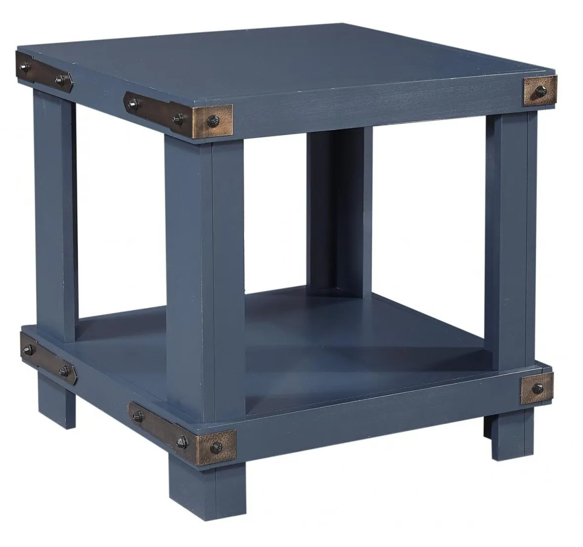 SAWYER MALTA BLUE END TABLE