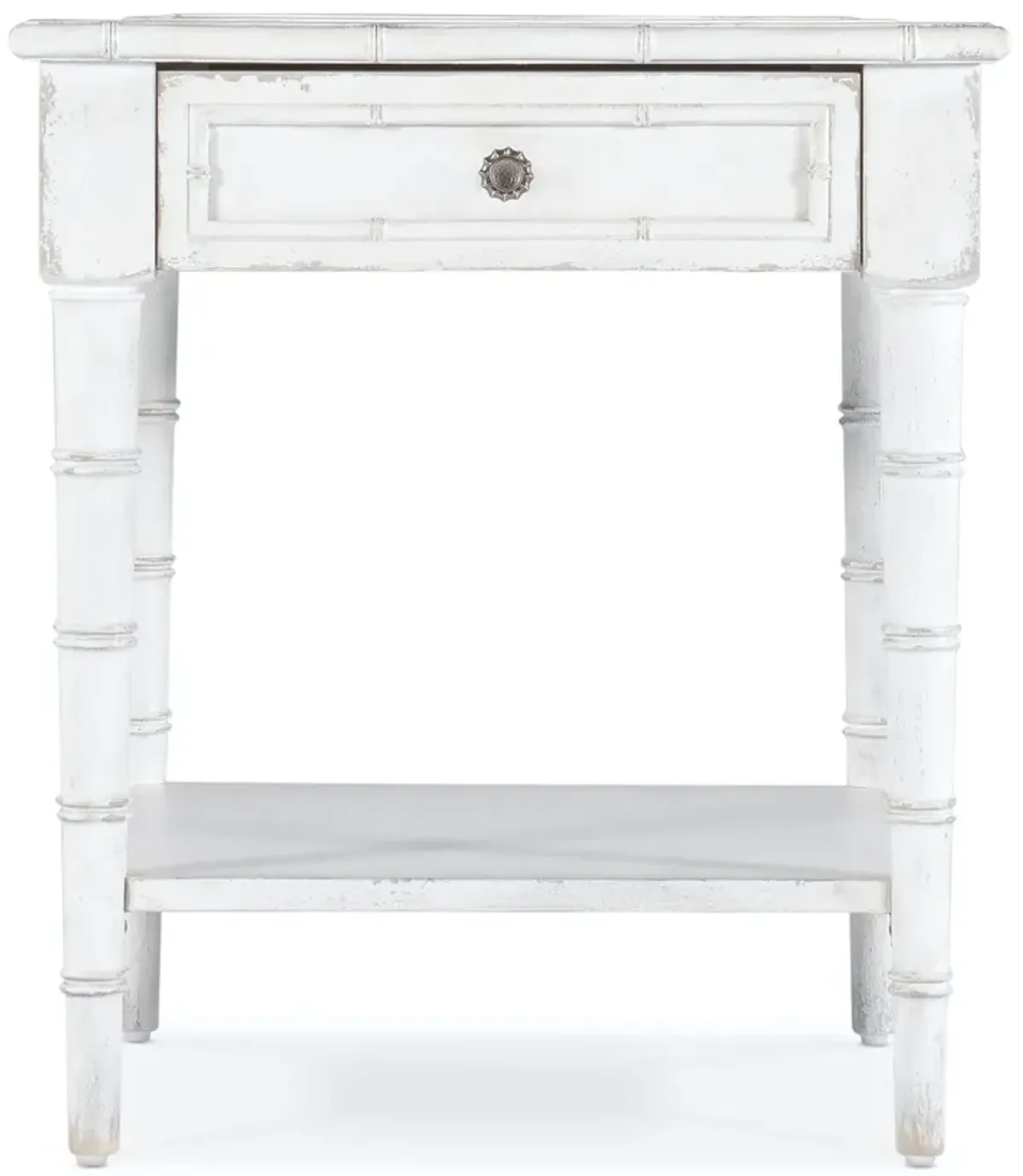 Hooker Furniture Charleston 1-Drawer White End Table