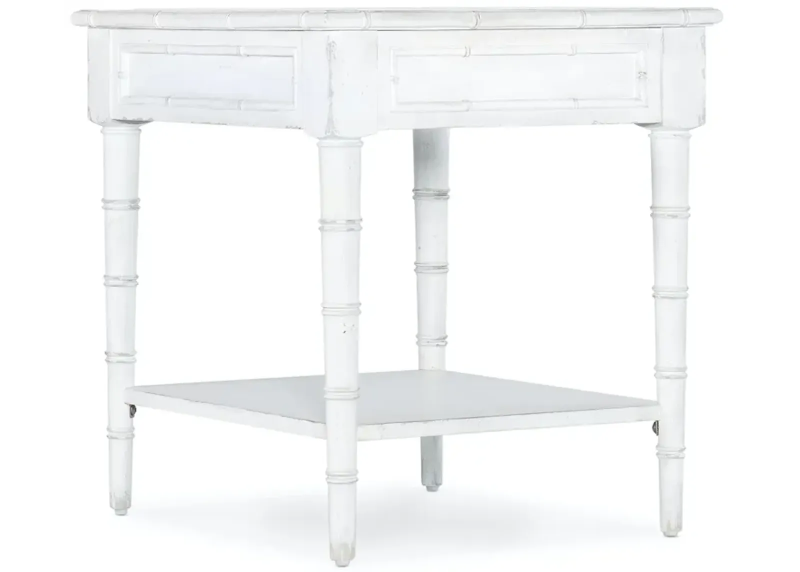 Hooker Furniture Charleston 1-Drawer White End Table