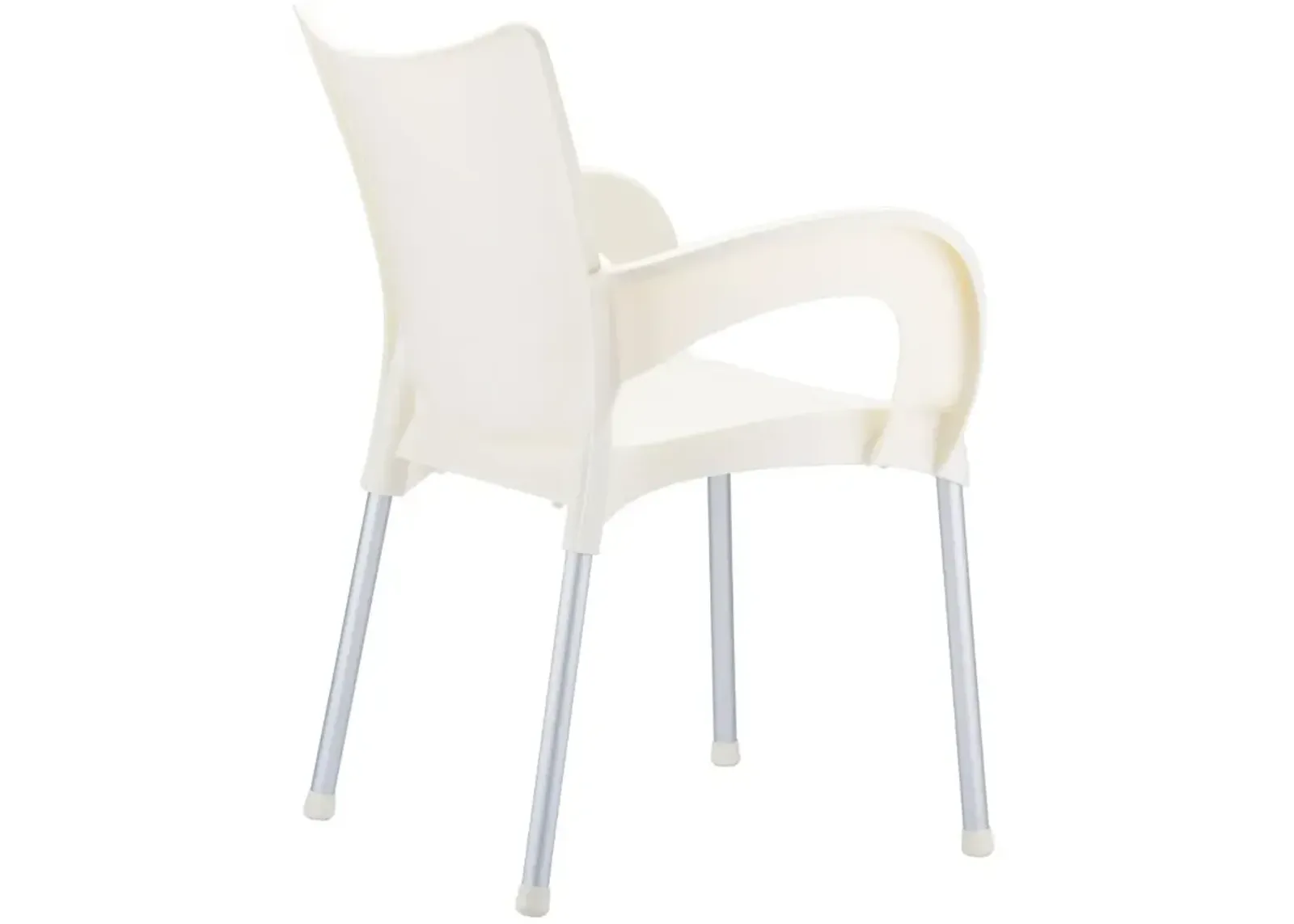 Compamia Romeo Resin Dining Arm Chair Beige