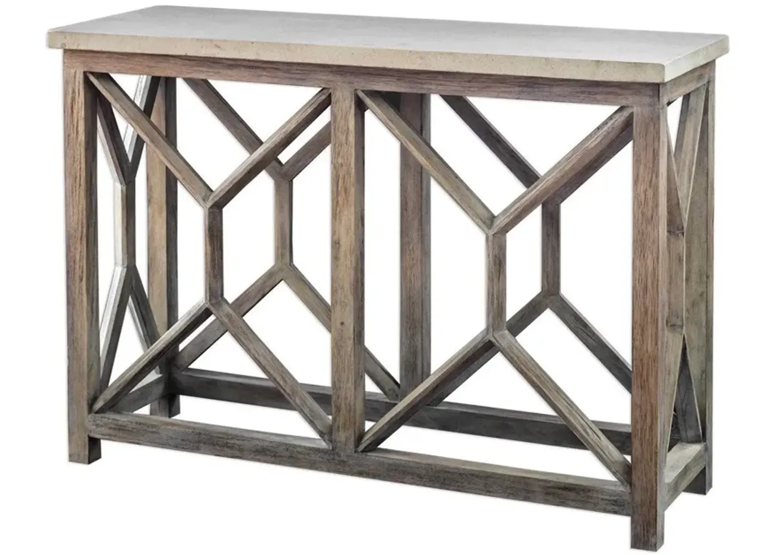 CATALI IVORY CONSOLE TABLE