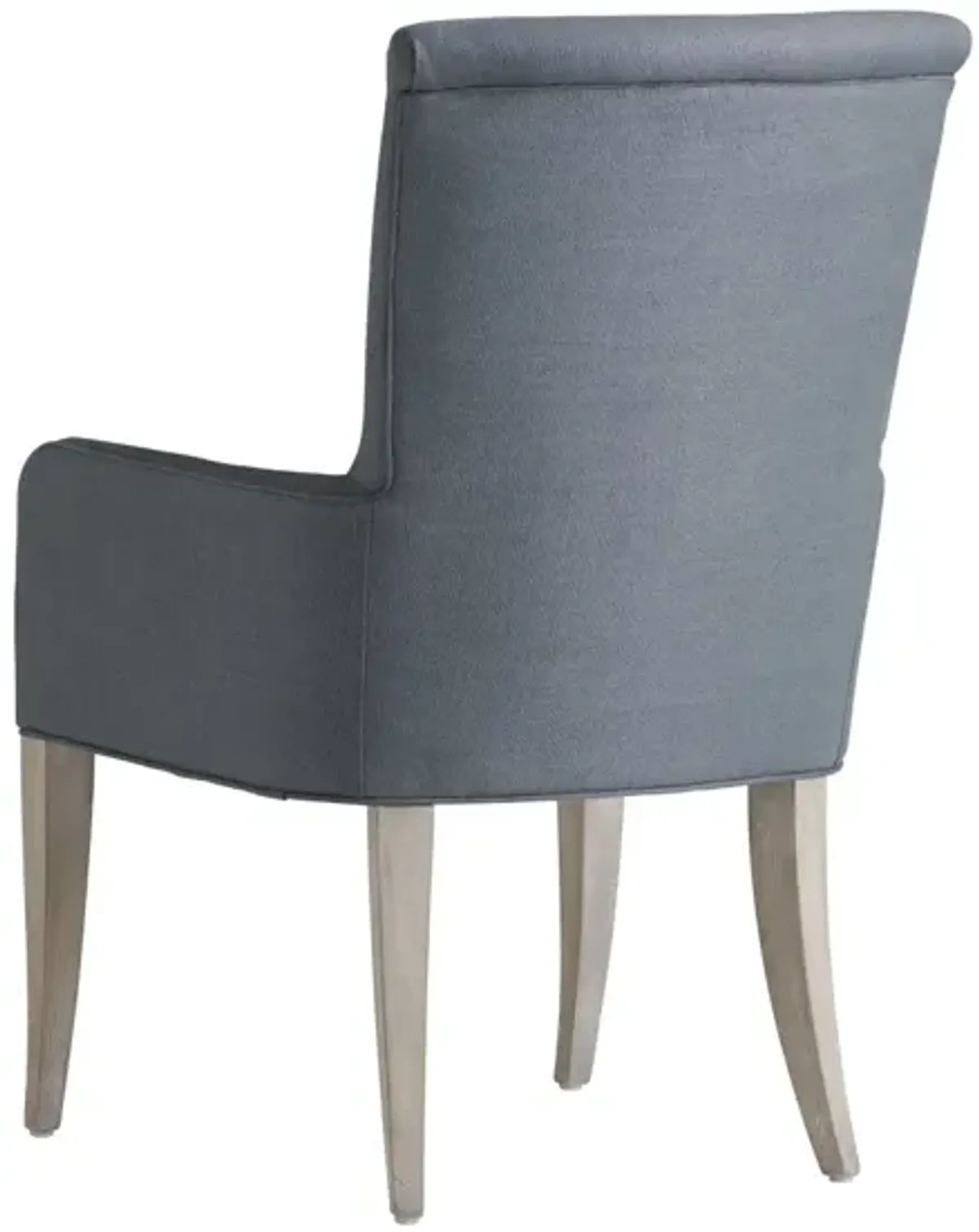 Barclay Butera by Lexington Malibu Sierra Upholstered Dining Armchair in Navy