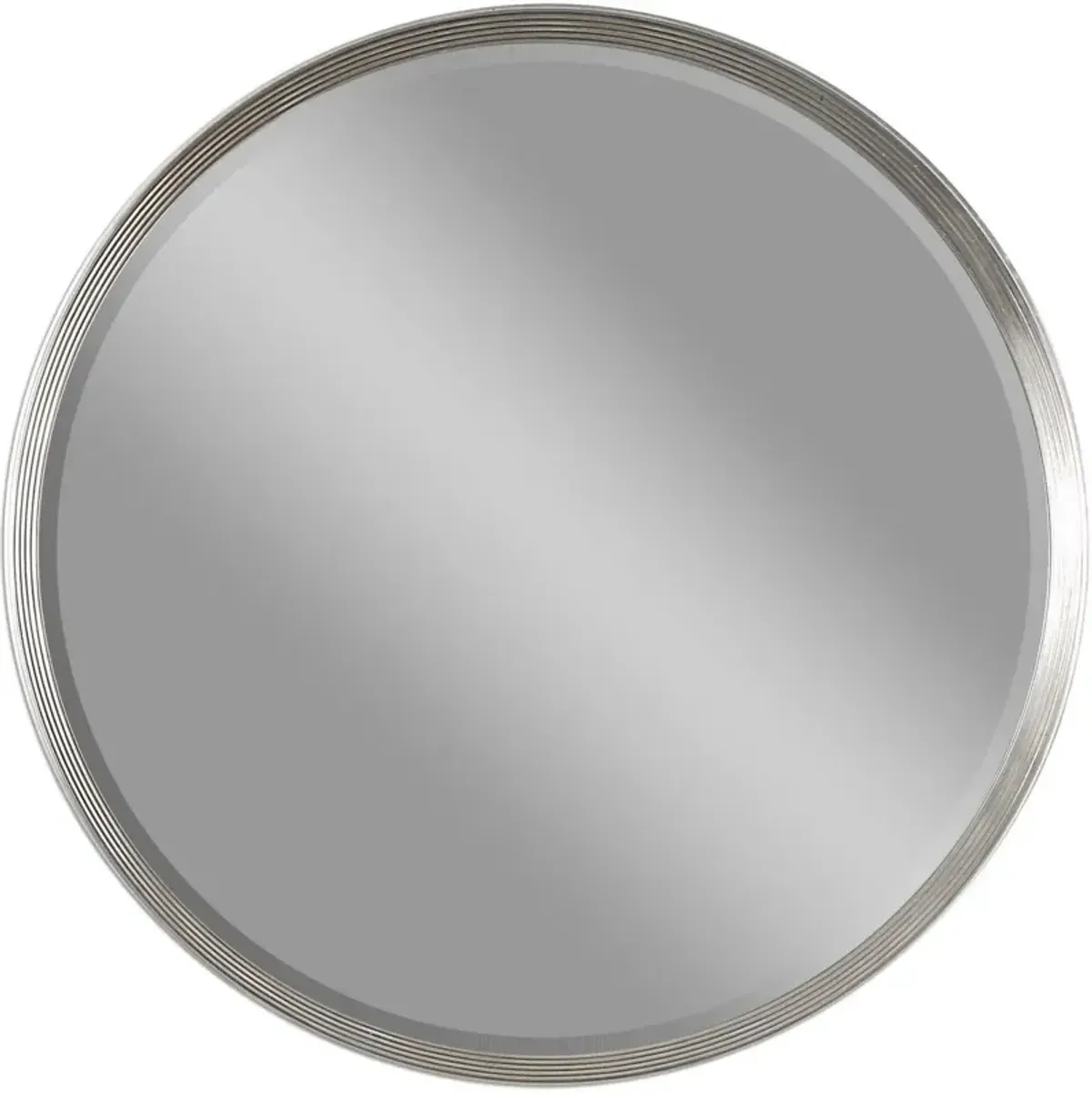 Uttermost Serenza Round Silver Mirror