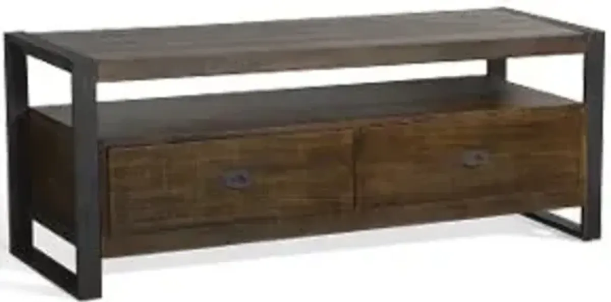 Sunny Designs Homestead Tobacco Leaf 64 Inch TV Stand Console