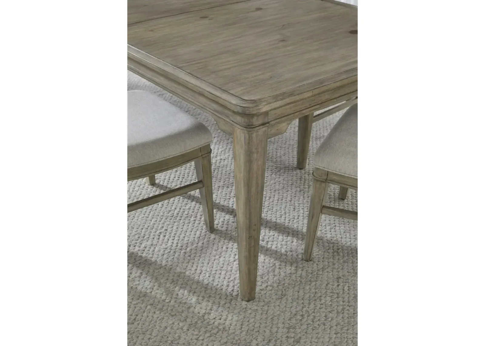 MEADOWBROOK SAND RECTANGULAR LEG DINING TABLE