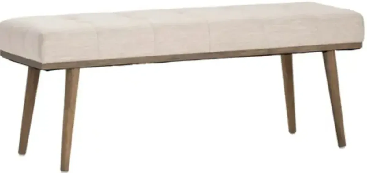 Crestview Conway Beige/Brown Bench