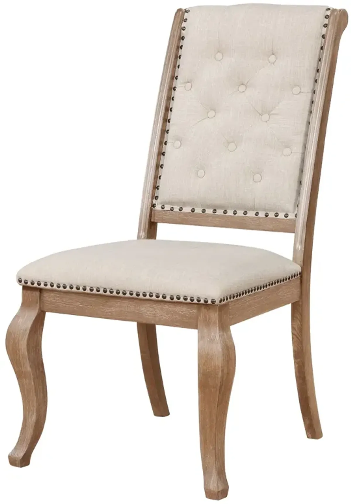 Coaster Brockway Upholstered Dining Chair Barley Brown