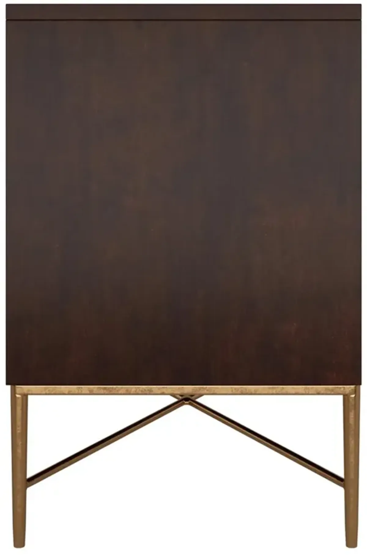 Bernhardt Adagio Nightstand with 2 Touch-To-Open Drawers & Capiz Shell Drawer Fronts