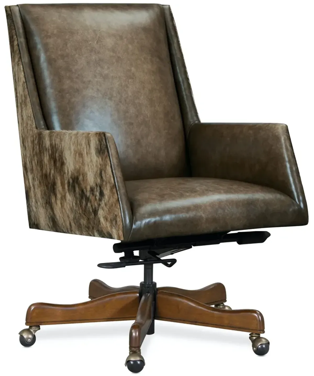 Hooker Furniture Rives Executive Swivel Tilt Leather Office Chair