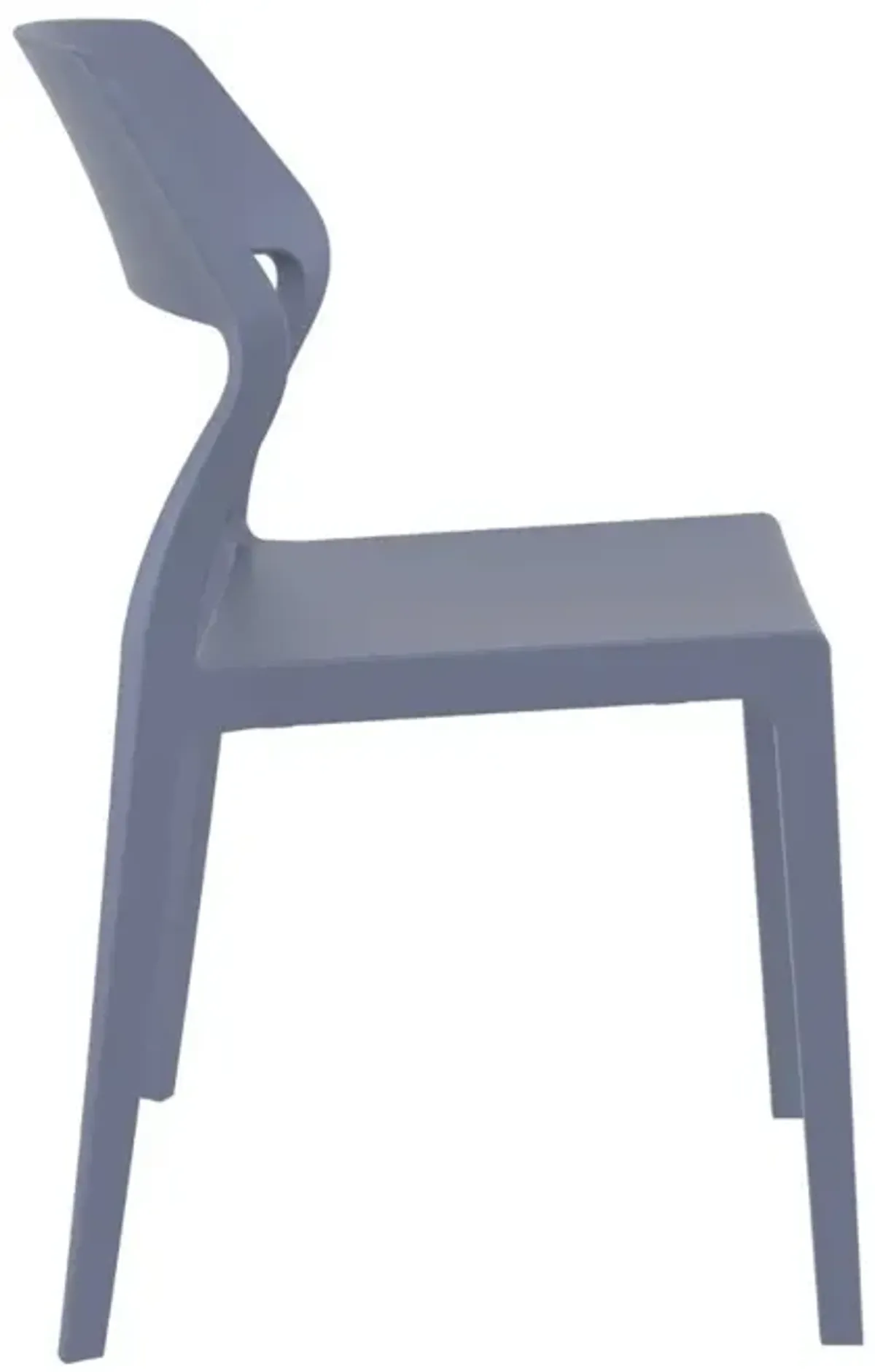 Compamia Snow Dining Chair Dark Gray