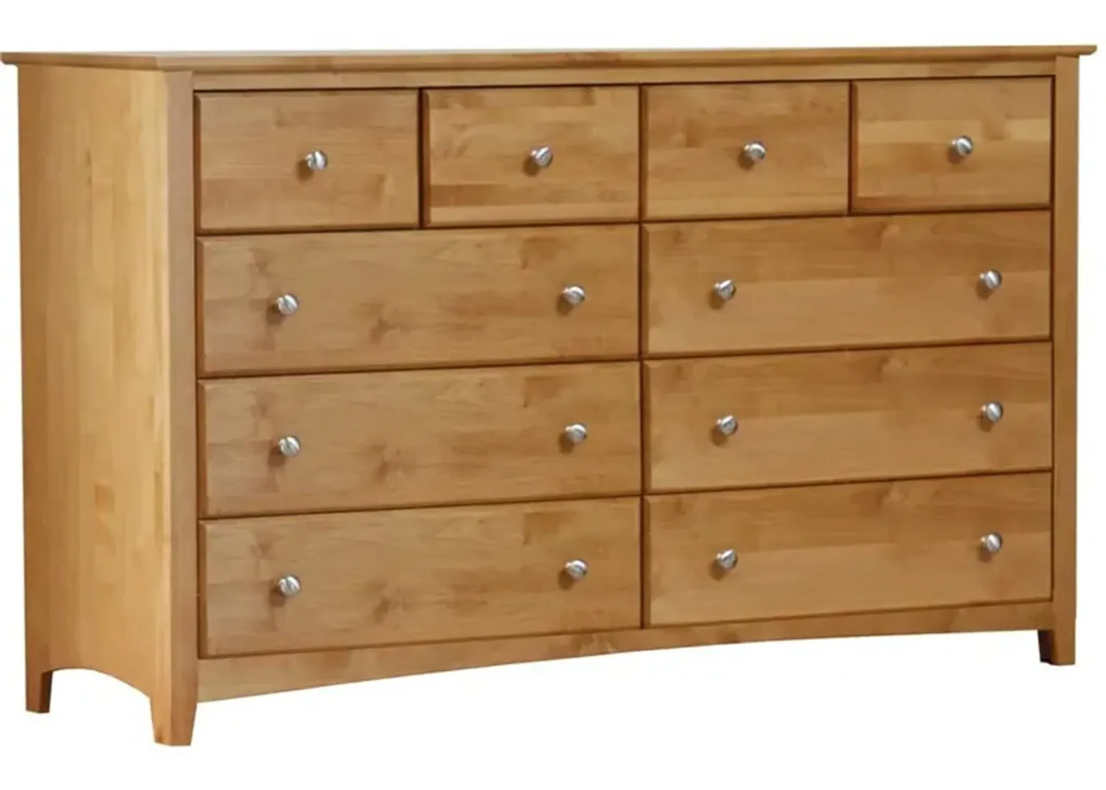 Archbold Shaker Tuscan Brown 10-Drawer Dresser