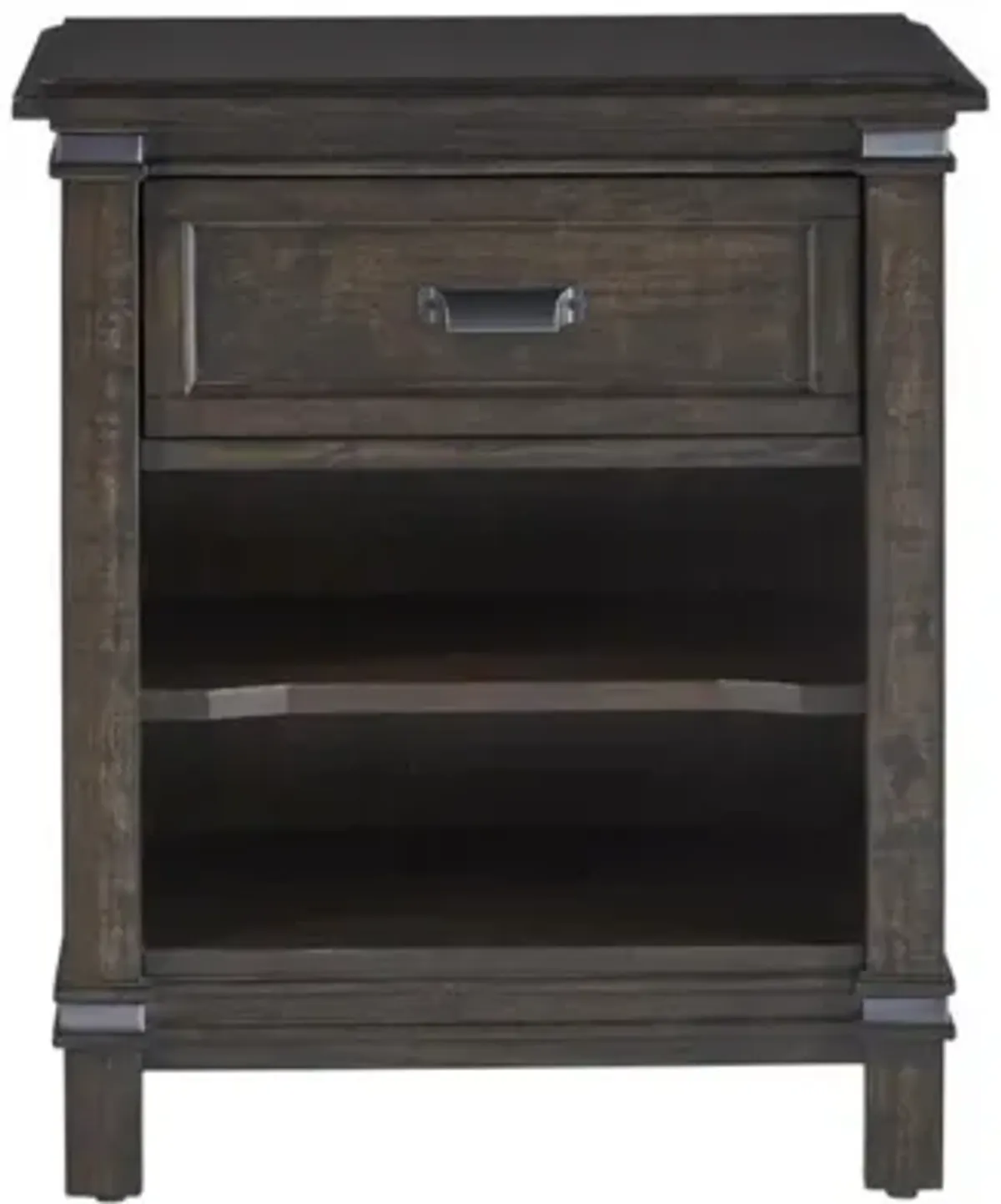 American Woodcrafters Farmwood Whiskey Barrell 1-Drawer Nightstand