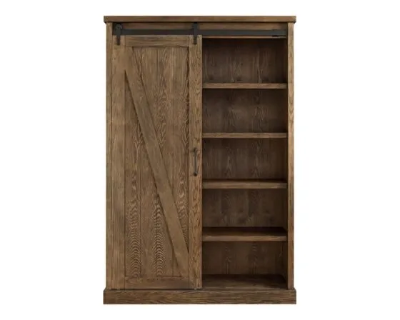 AVONDALE WEATHERED OAK BOOKCASE