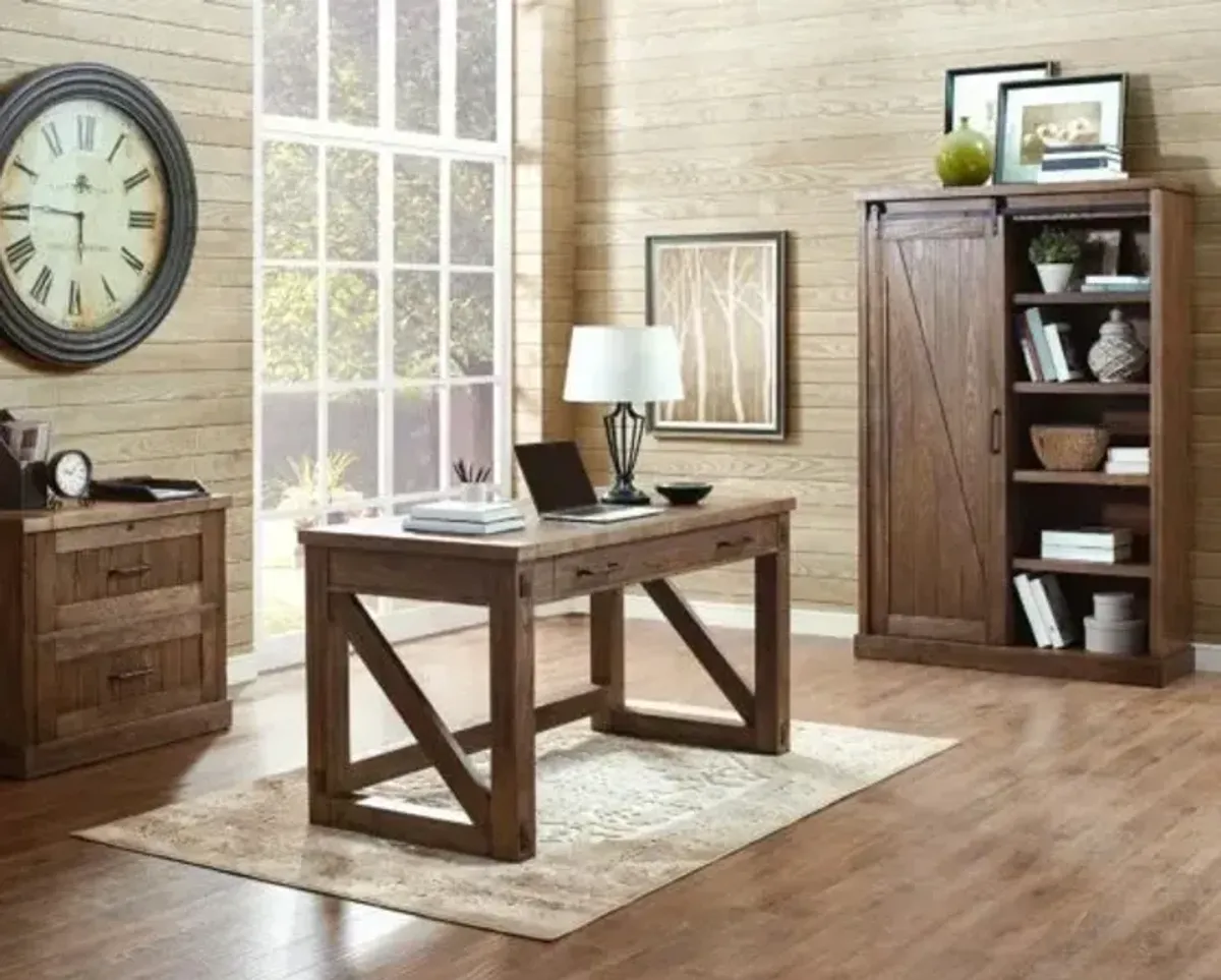 Martin Furniture Avondale Weathered Oak Bookcase