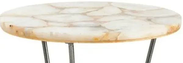 Crestview Bengal Manor Cream/Silver Table