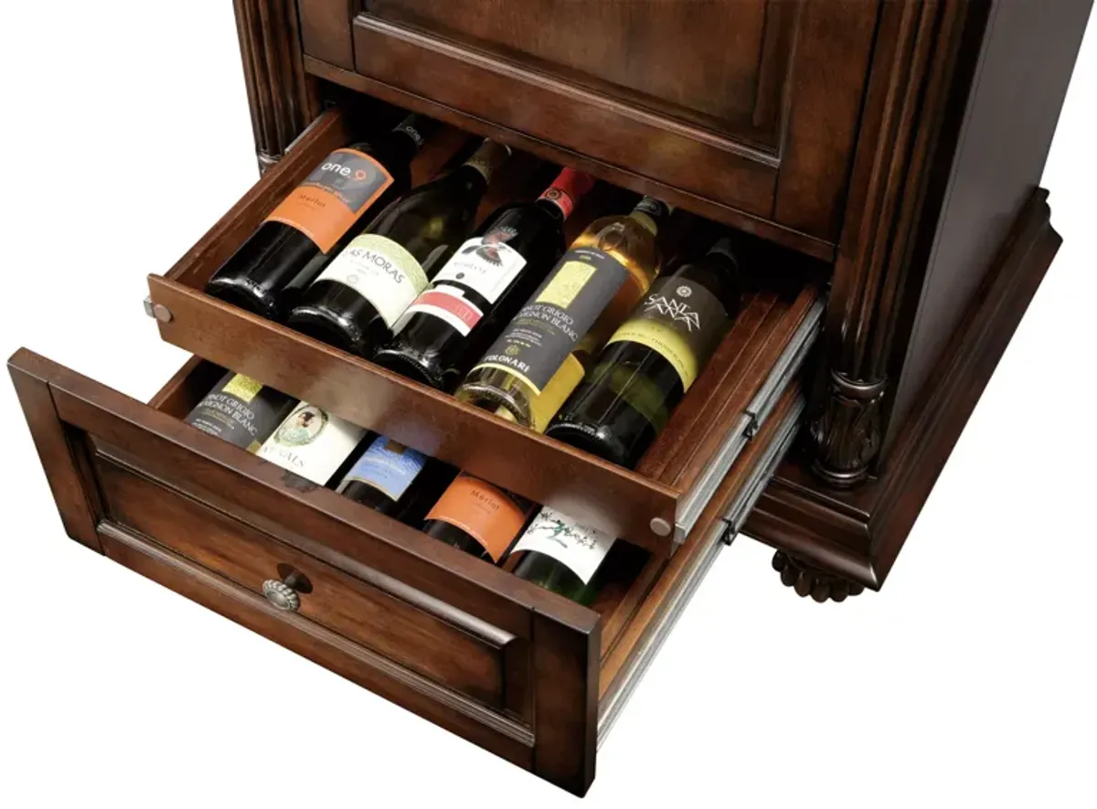 Howard Miller Cognac Wine Cabinet