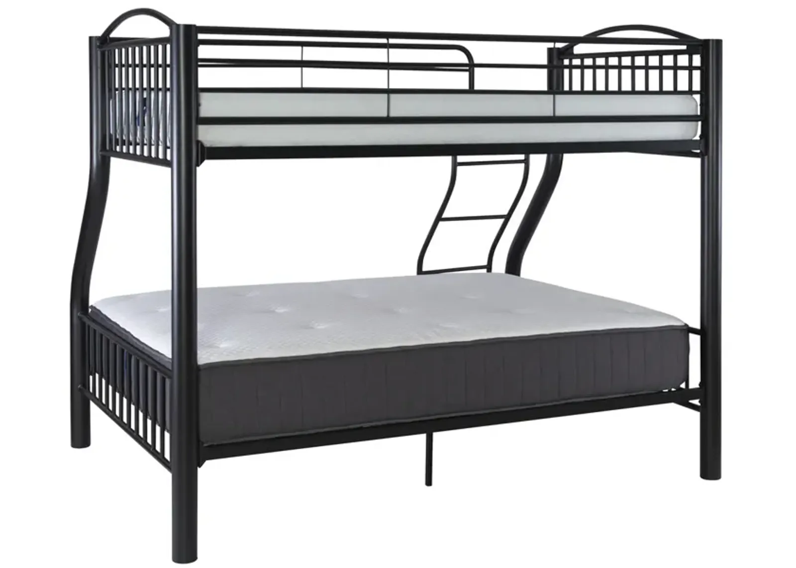 HEAVY METAL TWIN OVER FULL BUNK - BLACK