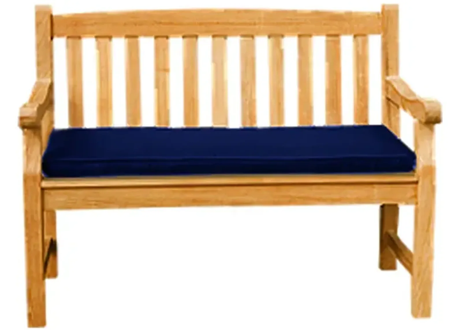 Royal Teak Two-Seater Outdoor Navy Cushion