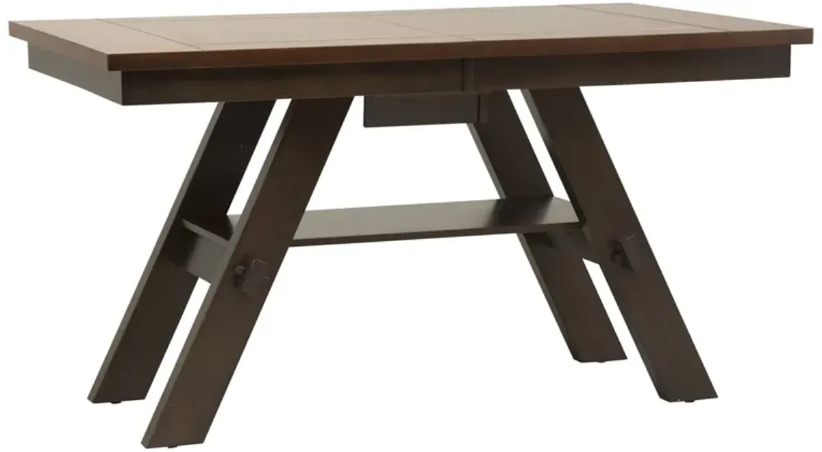 Liberty Furniture Lawson 5-Piece Two-Tone Gathering Casual Dining Table Set